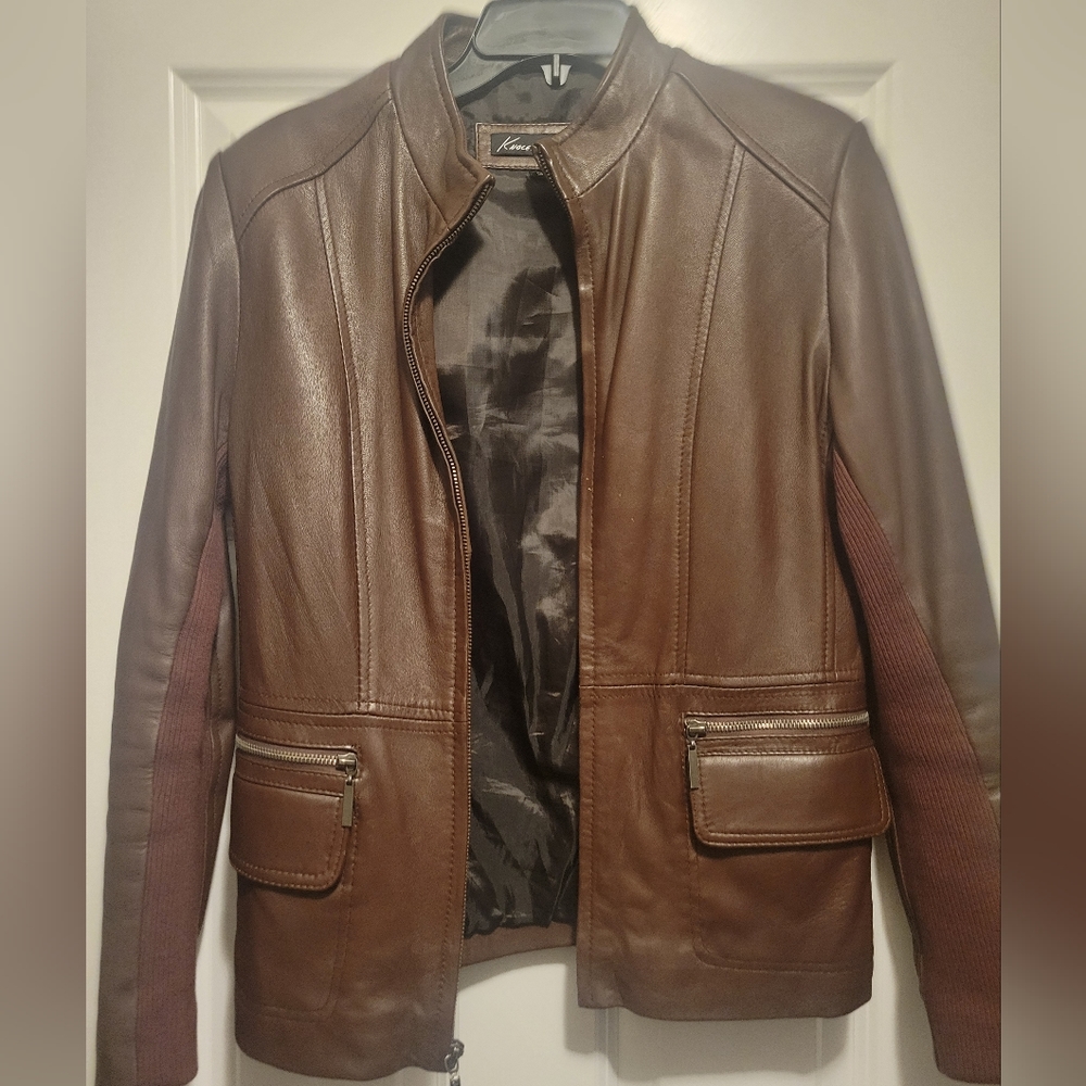 Knoles & Carter real leather jacket size small